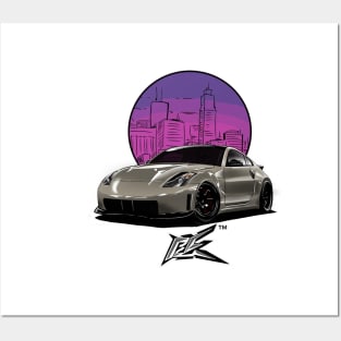 nismo 350z pearl beige Posters and Art